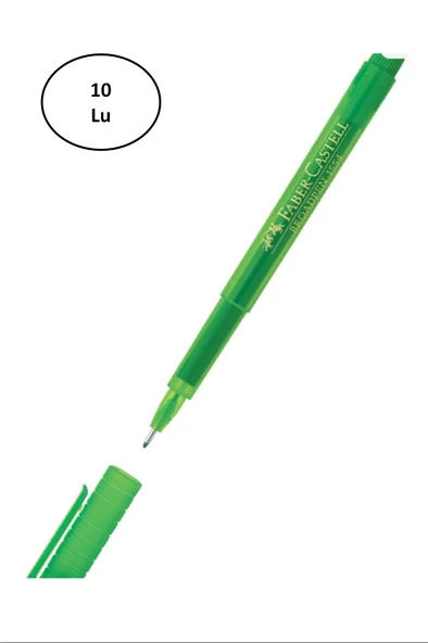 Broadpen 1554 Açık Yeşil 5020155466 Faber Castell 10'lu ürün görseli 1