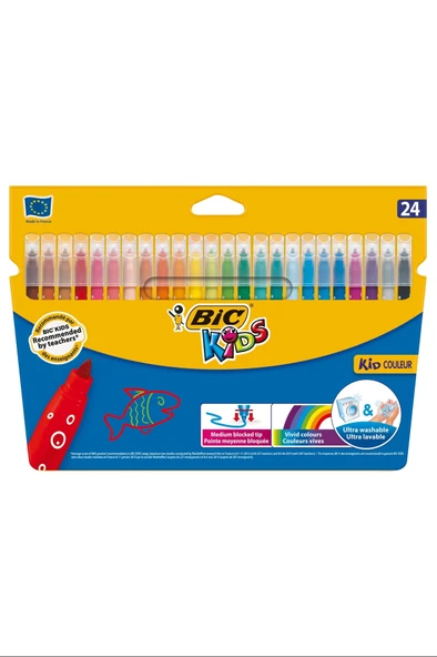 Bic Kid Couleur Keçeli Boya Kalemi 24'lü Kutu ürün görseli 1