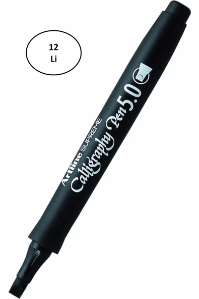 Artline Süpreme Kaligrafi Kalemi 5.0 Mm Siyah 12'li ürün görseli 1