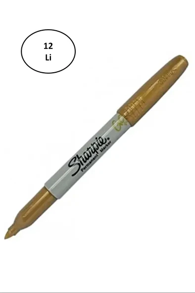 Sharpie Fine Metalik Parmenent Markör Bronz 1834365 12'li ürün görseli 1