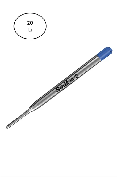 Scrikss Metal Dev Refill Mavi 20'li ürün görseli 1