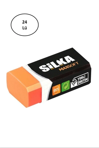 Silka Maxsoft Turuncu Silgi 24'lü - Resim 2