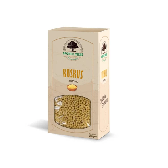 Organik Miras Kuskus 250gr ürün görseli 1