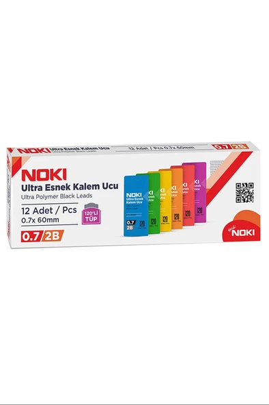 Noki Min 2B 0.7 - 60Mm 120'Li Tüp 144'Lü Stand 7216-144 ürün görseli 1