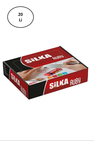 Silka Art.5 Ruby Silgi 20'li Paket ürün görseli 1