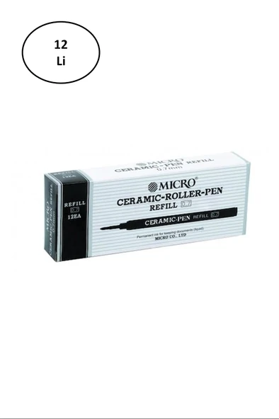 Mikro Ceramic Refil Siyah 0,7 12'li ürün görseli 1