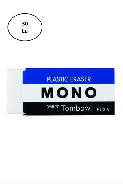 Tombow Mono Silgi 23x11x55mm 30'lu ürün görseli 1