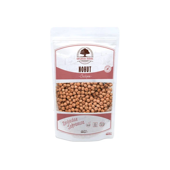 Organik Miras Nohut 1kg ürün görseli 1