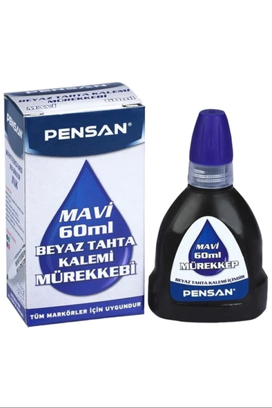 Pensan 4004 Mavi Tahta Kalem Mürekkebi 60Ml ürün görseli 1