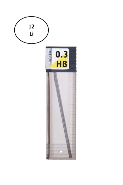 Tombow Classic 12'li Klasik Tüp 0.3 mm HB 12'li ürün görseli 1