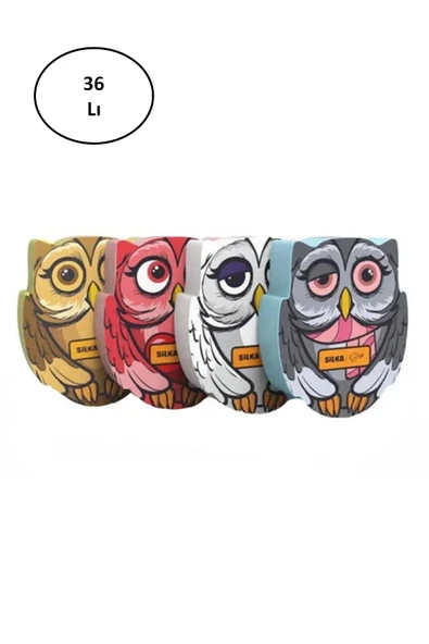 Silka Silgy Owl Serisi Silgi 36'lı ürün görseli 1