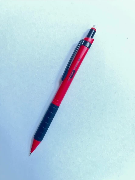 Mikro MP404 Kırmızı 0.5 Uçlu Silgili Versatil Kurşun Kalem ürün görseli 1
