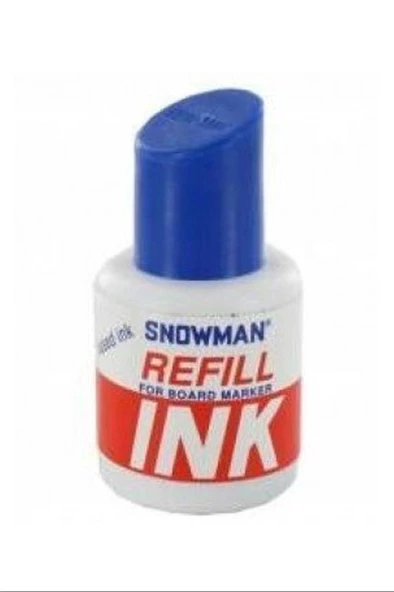 Snowman Beyaz Tahta Kalem Mürekkebi 30 cc Mavi ürün görseli 1