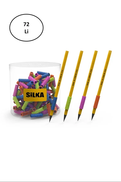 Silka Art.35S Simli Spiral Kalem Tutma Aparatı 72'li ürün görseli 1