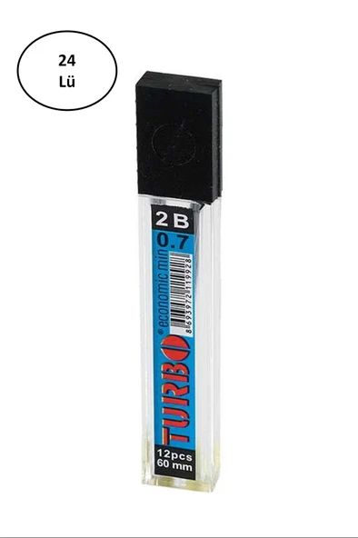 Turbo Tb01901Mn07 Ekonomik 2B Min 0,7/60Mm Kalem Ucu 24'lü ürün görseli 1