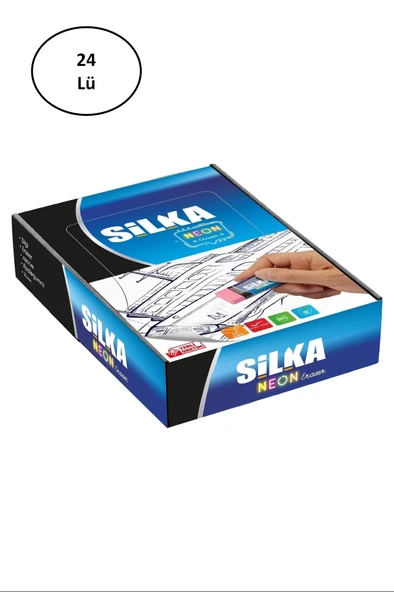 Silka Art.3 Neon Silgi 24'lü Paket ürün görseli 1