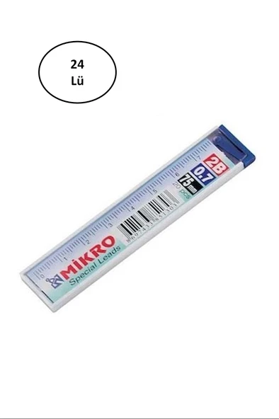 Mikro 75Mm Cetvelli Kurşun Kalem Ucu 0,7Mm 24'lü ürün görseli 1