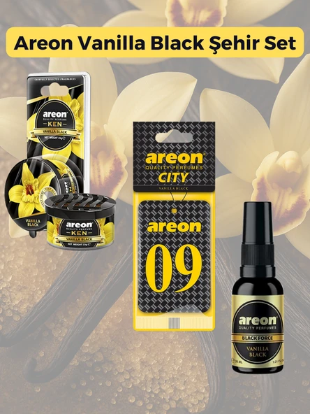 Areon Vanilla Black Şehir Set-09 ürün görseli 1