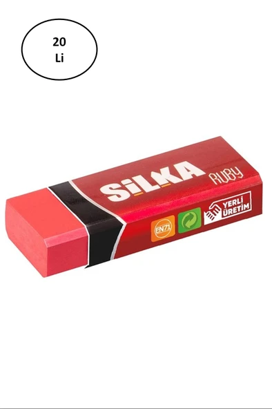 Silka Art.5 Ruby Silgi 20'li Paket - Resim 2