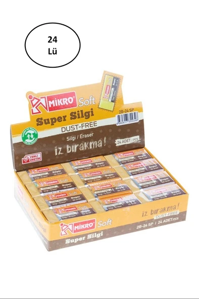 Mikro Silgi 2B-24Sp Süper Soft 2B24Sp 24'lü ürün görseli 1