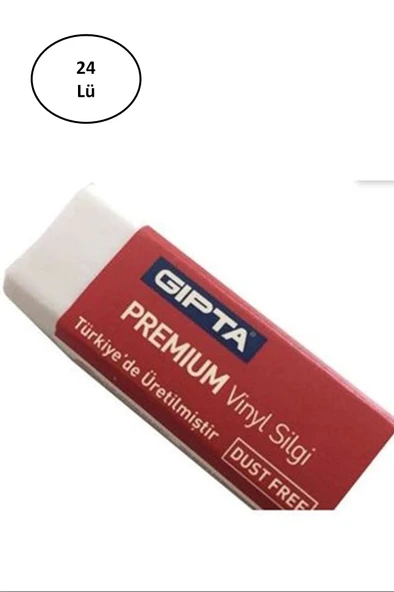 Gıpta Silgi - 24 Lü Vınyl Dust Free Beyaz ürün görseli 1