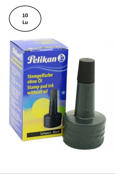 Pelikan Stampa Mürekkebi Siyah 28 Ml 10'lu ürün görseli 1