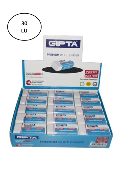 Gıpta Silgi Premium Pvc-Dust Free Beyaz (30 Lu Paket) ürün görseli 1