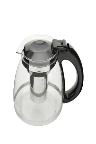 Çelik Süzgeçli Cam Çaycı Servis Demlik 1500 Ml. Royaleks-7488 ürün görseli 1