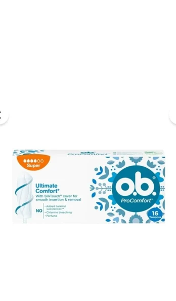 O.B Procomfort Tampon Süper 16 Lı Paket ürün görseli 1