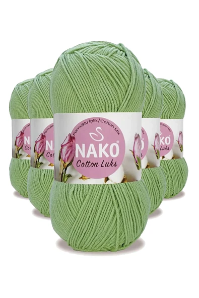 5 Adet Cotton Lüks Yelek Tunik Kazak Bluz Hırka İpi Yünü Çağla 97578 ürün görseli 1