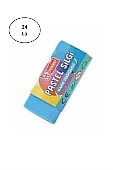 Mikro Pastel Silgi (2b-24p) 24'lü - Resim 3