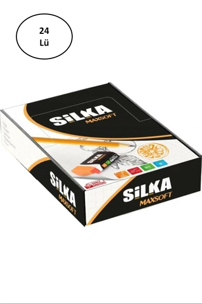 Silka Maxsoft Turuncu Silgi 24'lü - Resim 3