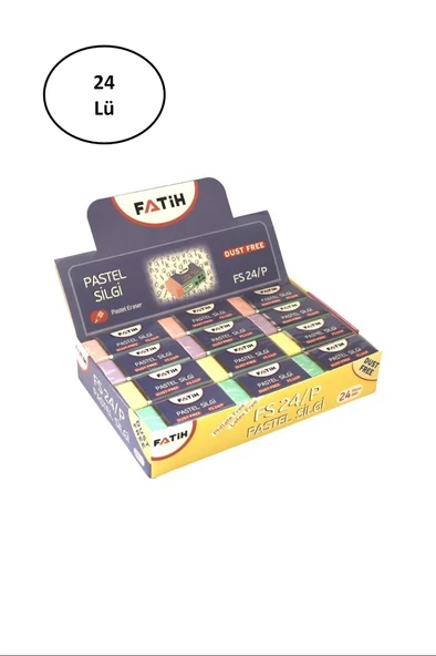 Fatih Silgi Pastel FS24 24'lü ürün görseli 1