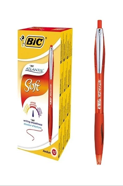 Atlantis Soft Easy Glide 1,0 Tükenmez Kalem 12'Li ürün görseli 1