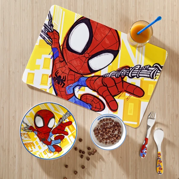 TAÇ LİSANSLI DİSNEY SPİDER MAN MUTFAK SETİ ürün görseli 1