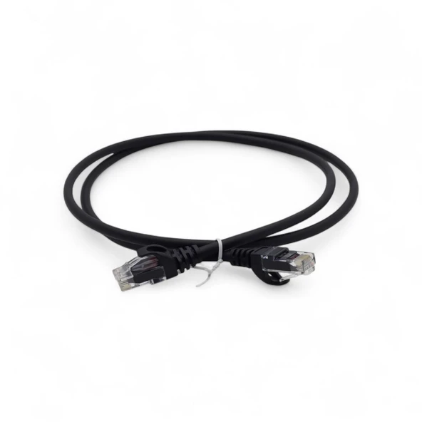 Ojc 1 Mt Cat6 Utp Lszh Patch Cord Siyah - Resim 3