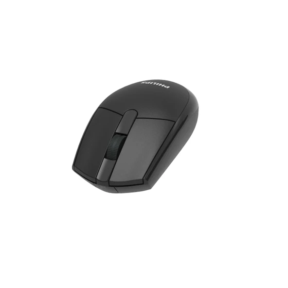Philips SPK7337 Sessiz Optik Kablosuz Mouse - Siyah - Resim 3