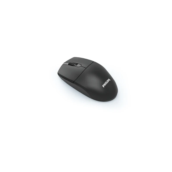 Philips SPK7347 Sessiz Optik Kablosuz Mouse - Siyah - Resim 6