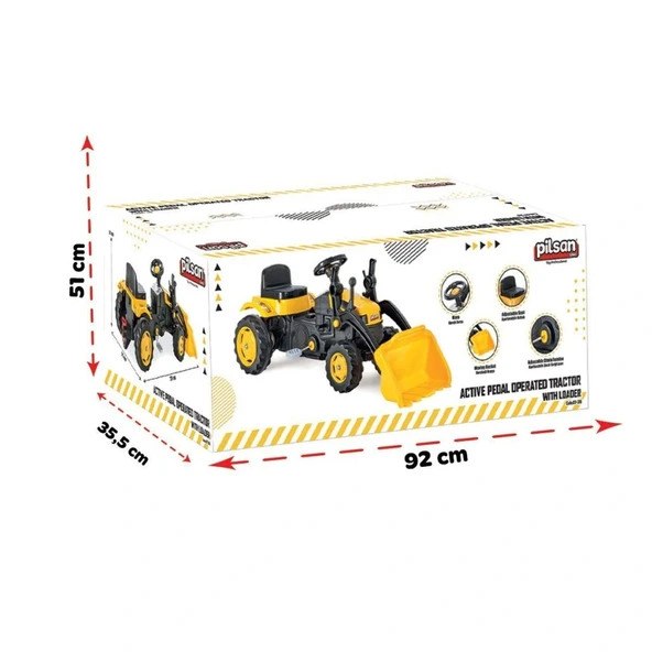 Nessiworld 07315 ACTIVE TRAKTÖR KEPÇELİ S17211721 - Resim 5