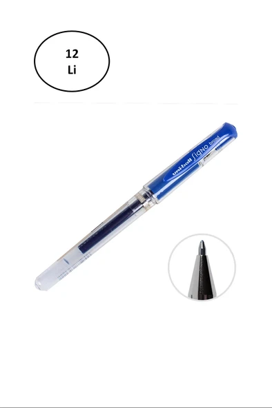 Uni-ball Um-153 Signo Broad İmza Kalemi 1.0 mm Mavi 12'li ürün görseli 1