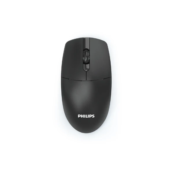 Philips SPK7347 Sessiz Optik Kablosuz Mouse - Siyah ürün görseli 1