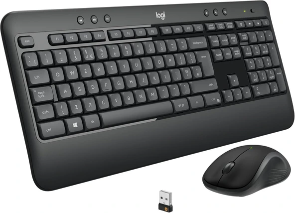 Logitech MK540 Kablosuz Klavye Mouse Seti Siyah 920-008687 ürün görseli 1