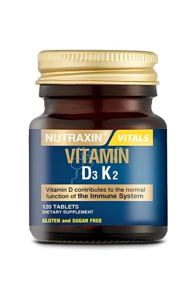 Nutraxin Vitamin D3K2 120 Tablet ürün görseli 1