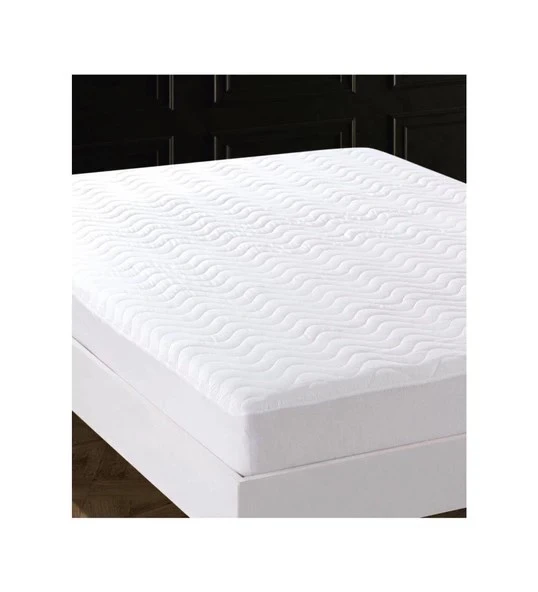 Madame Blue Kapitone Fitted Sıvı Geçirmez Yatak Koruyucu Alez 100x200 ürün görseli 1