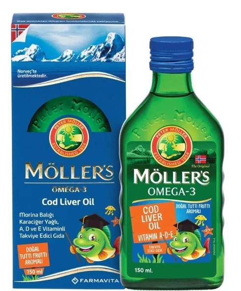 Möller's Omega 3 Tutti Frutti Aromalı 150 Ml ürün görseli 1