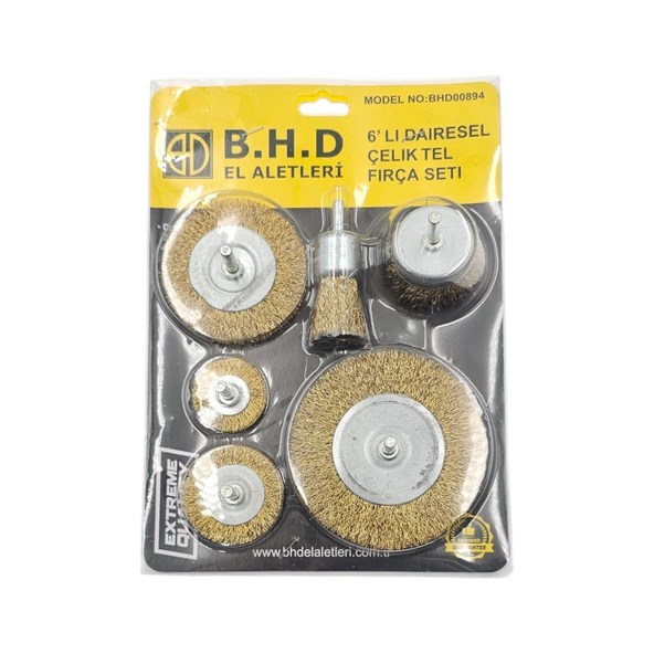 Fixonic B.H.D BHD00894 6'Lı Saçaklı Fırça Seti ürün görseli 1