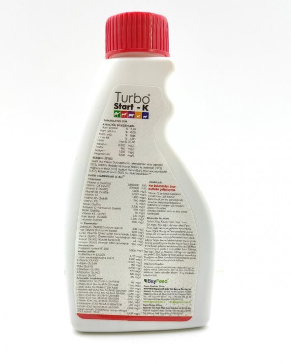 Turbo Start - K 200 ml Vitamin - Resim 3