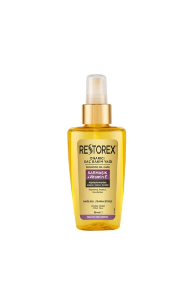 Rextorex Onarıcı Saç Bakım Yağı Sarmaşık+Vitamin E 80 ml ürün görseli 1