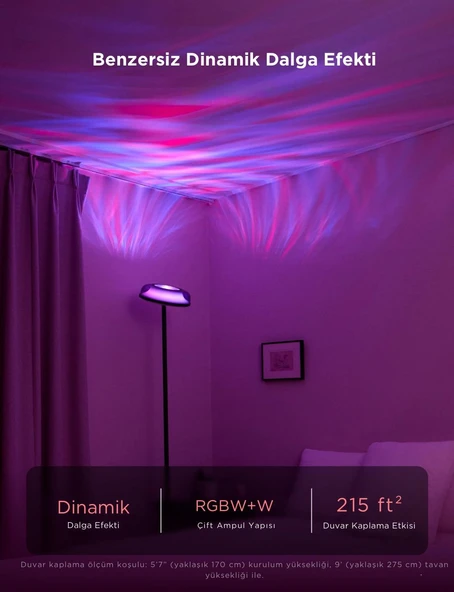 Govee Uplighter Köşe Lambası - Resim 4