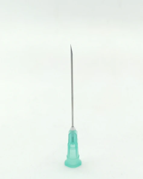 0.80 x 38 mm 21G x 1 1/2 Yeşil Steril Enjektör İğnesi (500 adet) ürün görseli 1